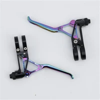 litepro ultralight folding bike road bicycle brake lever cnc alloy bmx 64g electroplating color