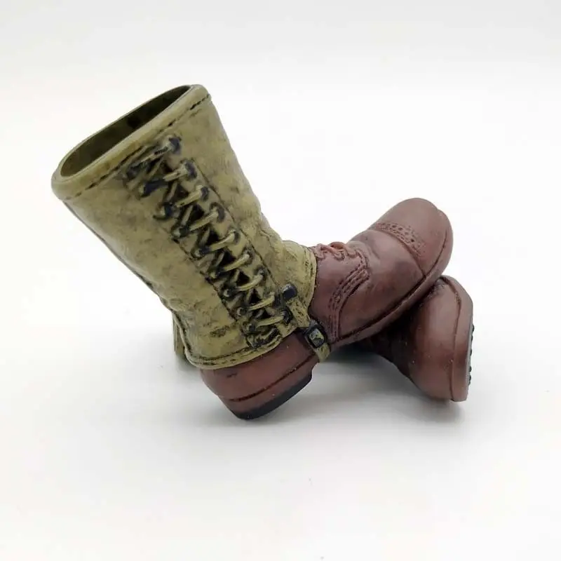 

Hollow WWII Male Solider Boots Model 1/6 Scale Army Combat Shoes for 12in Phicen Tbleague Action Figure Doll Toy