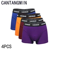 cantangmin man panties cotton boxers panties breathable comfortable mens underwear trunk brand man boxer