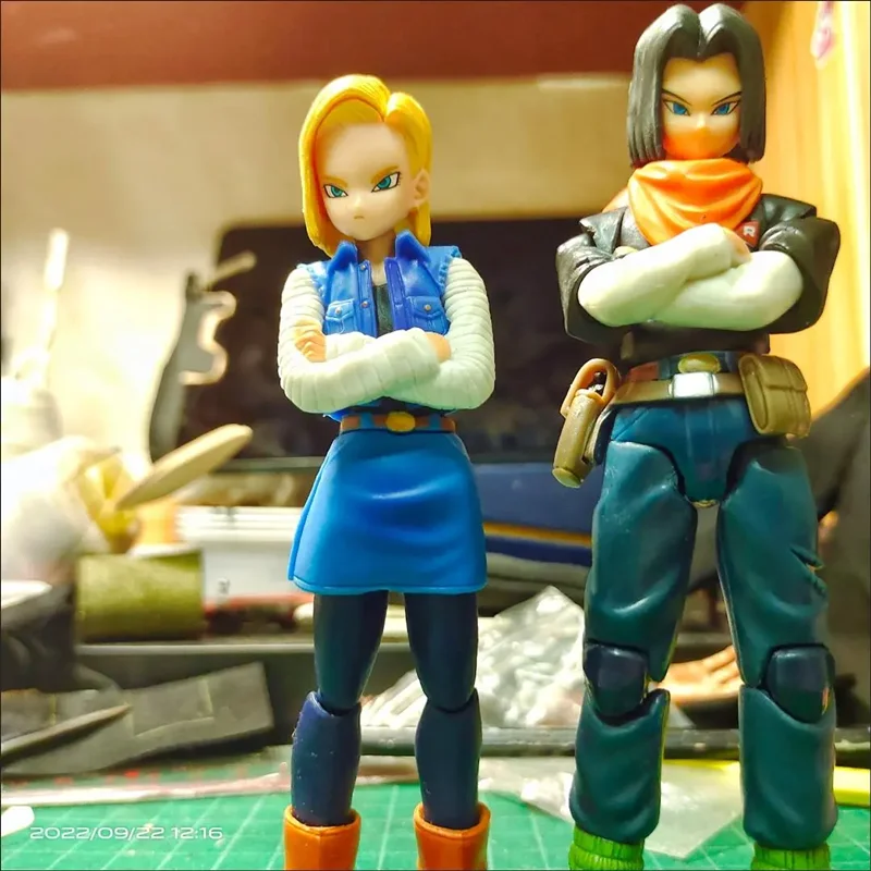 

Экшн-фигурки из аниме «Драконий жемчуг» Shf на базе Android № 18, игрушки-киборг на базе Android № 17 и Молодежная Коллекционная модель Klilyn, кукла в подарок