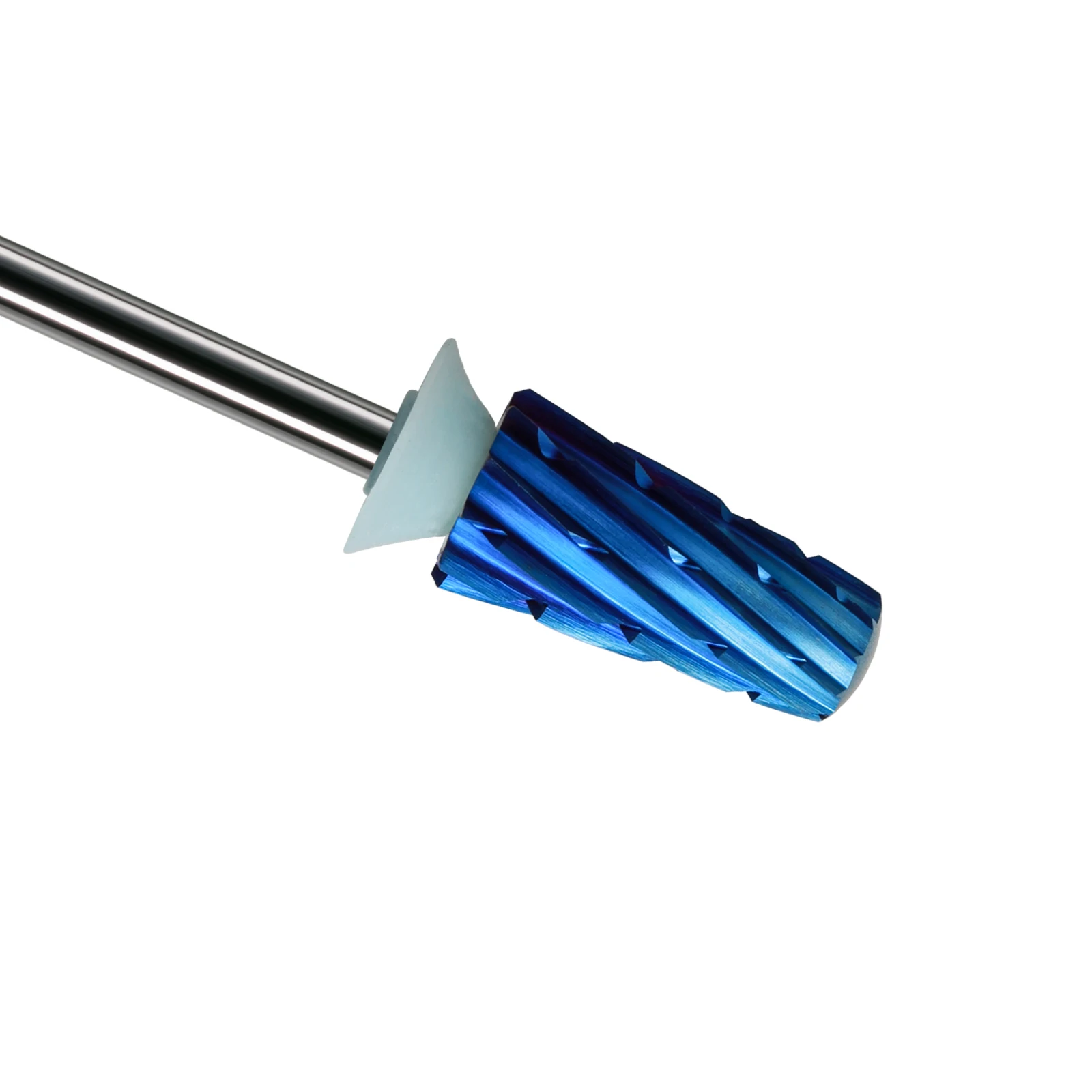 HYTOOS Blue Nano безопасные конические сверла для ногтей 4XC закругленные твердосплавные