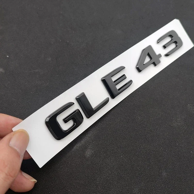 3D ABS значок на багажник автомобиля Наклейка GLE43 BITURBO 4matic Эмблема для Mercedes Benz 2017 GLE 43