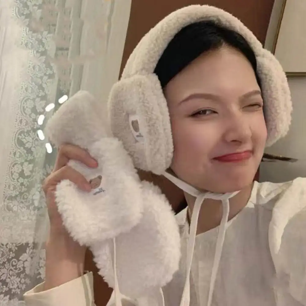

Cozy Adjustable Cycling Ear Cover Lady Winter Ear Cover Washable Cold-proof