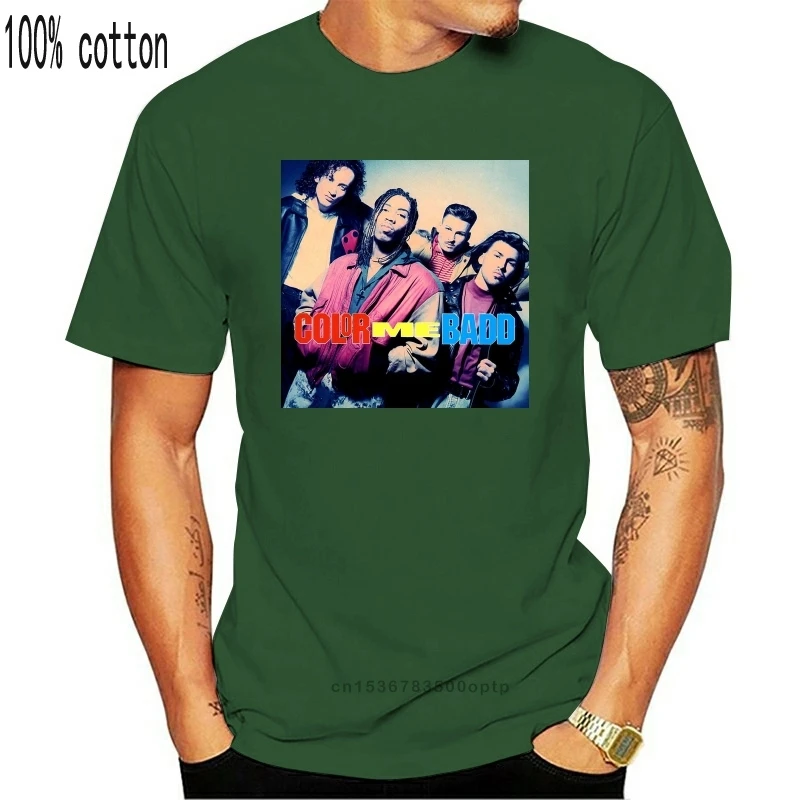 

Мужская футболка с принтом Color Me Badd 80-х годов, Повседневная футболка с коротким рукавом
