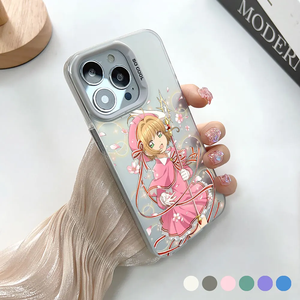 Чехол для телефона в стиле аниме Cardcaptor Sakura VIVO T1X S17T S17 S16E S15 S12 S1 V40 V29 V29E V27E V23 V23E V25 IQOOU