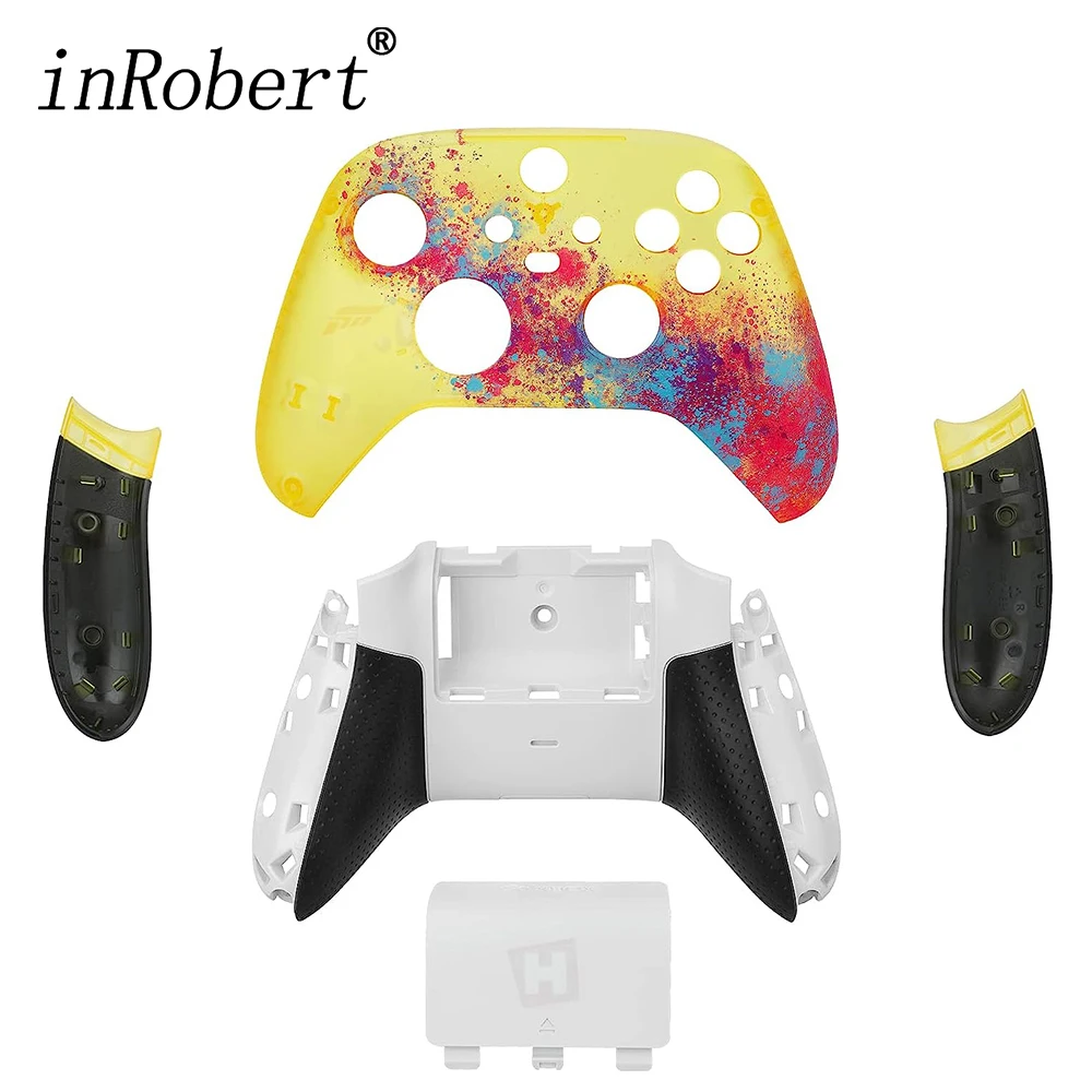 

Camouflage Full Set Housing Shell Case for Xbox Series X/S Controller, Side Front Back Plate Cover with Buttons