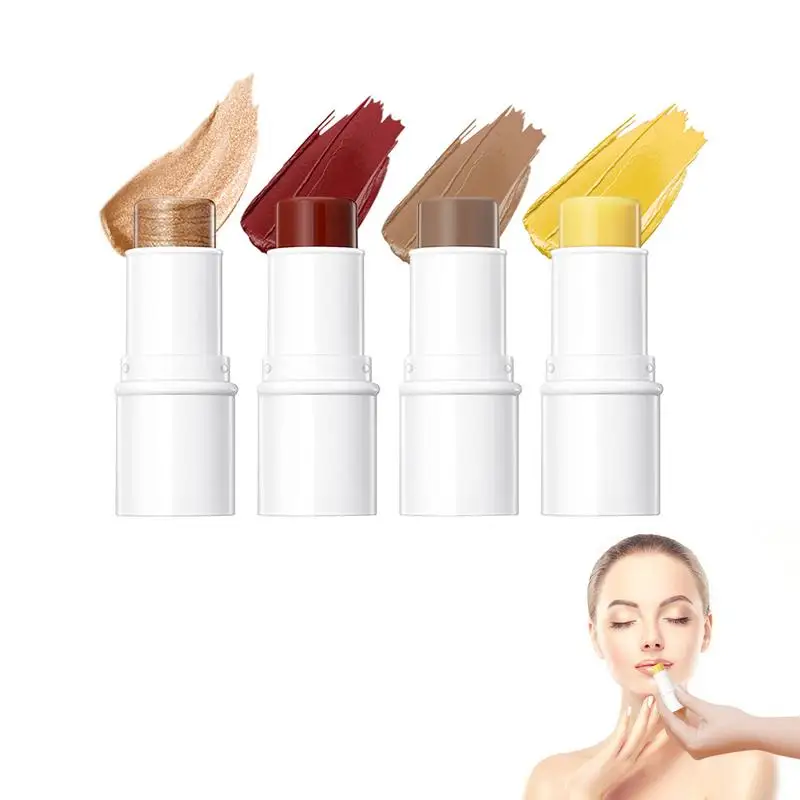 

Multi Stick Face Makeup Cream Makeup Stick Set Blush Stick For Cheeks & Lips Highlighter Stick For Glow Stick For Shaping Lip