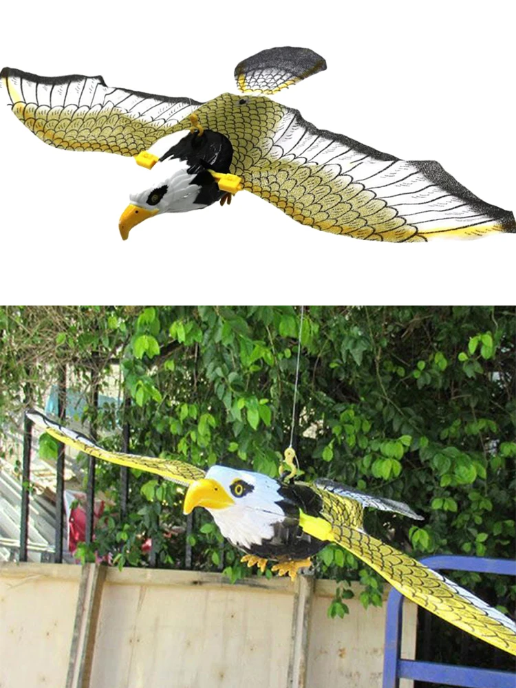 

Fake Flying Hawk Decoy Bird Deterrent Devices Scare Birds Away Pigeon Repellent For Garden Scarecrow Yard Bird Repeller Eagle