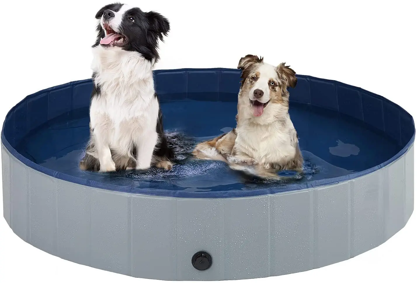 

Foldable Round Swimming Pets Pool Bathtub for Dog and Cat Eco-Friendly Pet Sprinkler Pad Dog Cats Washer Dog Water Beds