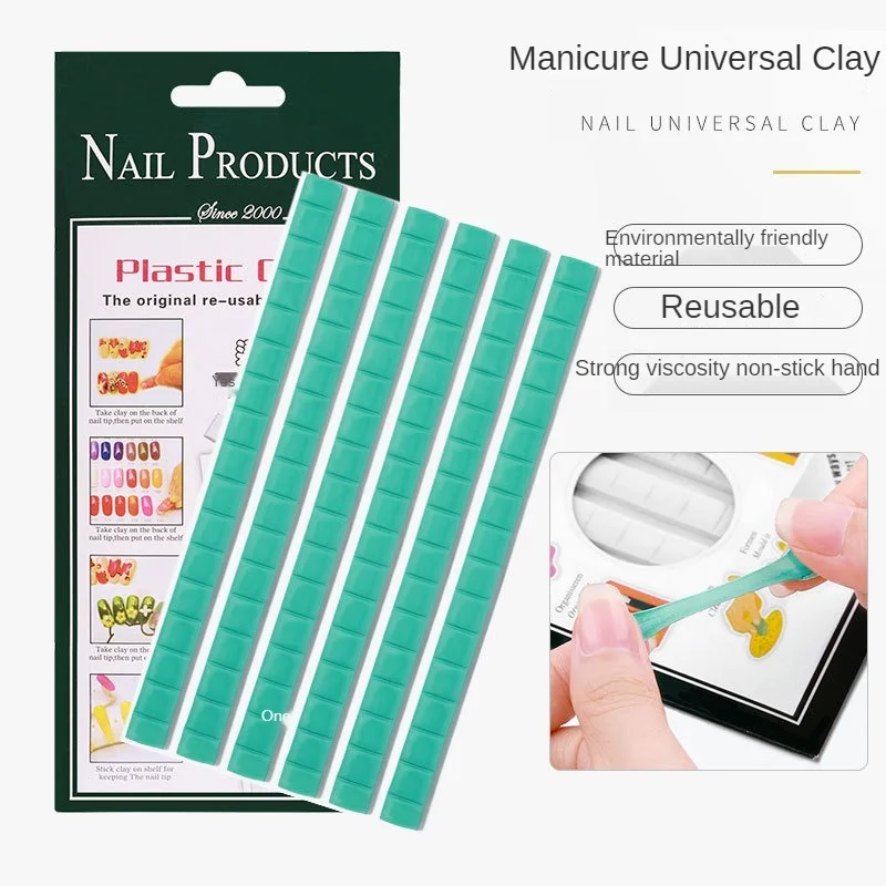 

90pcs Multifunctional Adhesive Glue Clay For Gel Polish Tips Holder False Nails Plasticine Manicure Super sticky Nail Tools
