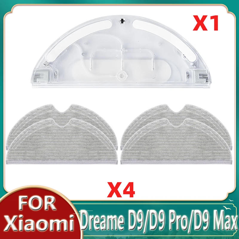 

For Xiaomi Dreame D9 / D9 Pro / D9 Max /For Dreame Bot L10 Pro Trouver Robot LDS Vacuum Finder Replace Parts Water Tank Mop Rag
