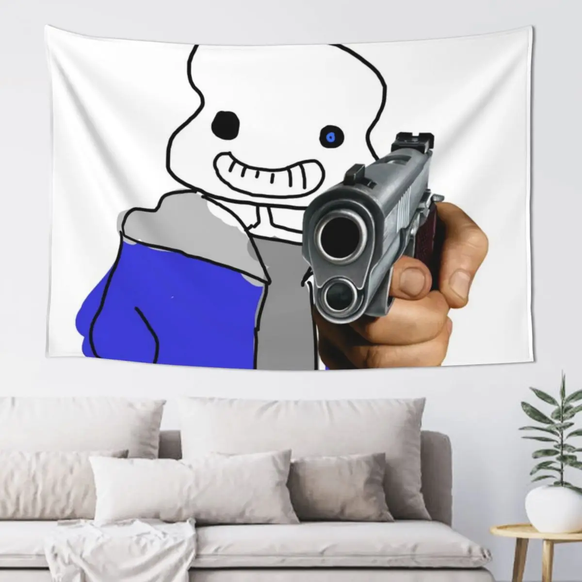 Sans that wasn't okie dokie Гобелен Декор для спальни Настенный декор Фотографии Стена