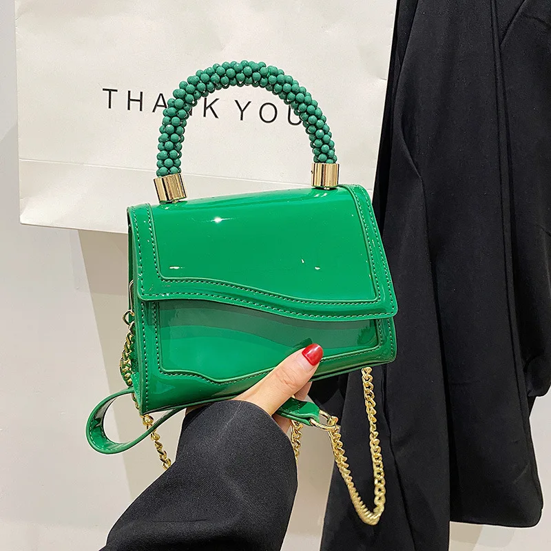 

Luxury Fashion Handbag And Purse 2023 Bright Leather Clutches Patent Leather Small Crossbody Shoulder Bags For Women Bag