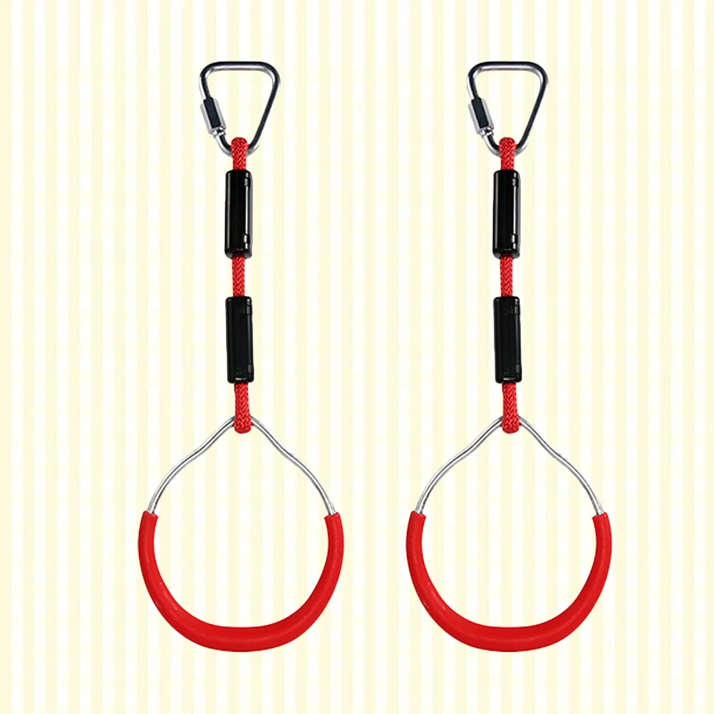 

2 Pcs Climbing Ring Round Swings Kids Outdoor Indoor Kids Gymnastic Ring Gymnastic Ring Children Workout Ring Fitness Kids Ring