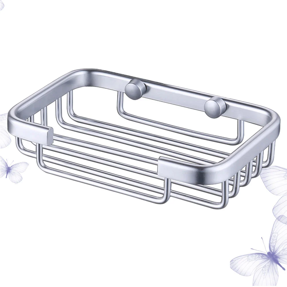 

Soap Container Aluminium Tray Cosmetics Storage Basket Dish Holder Bathroom Accessories