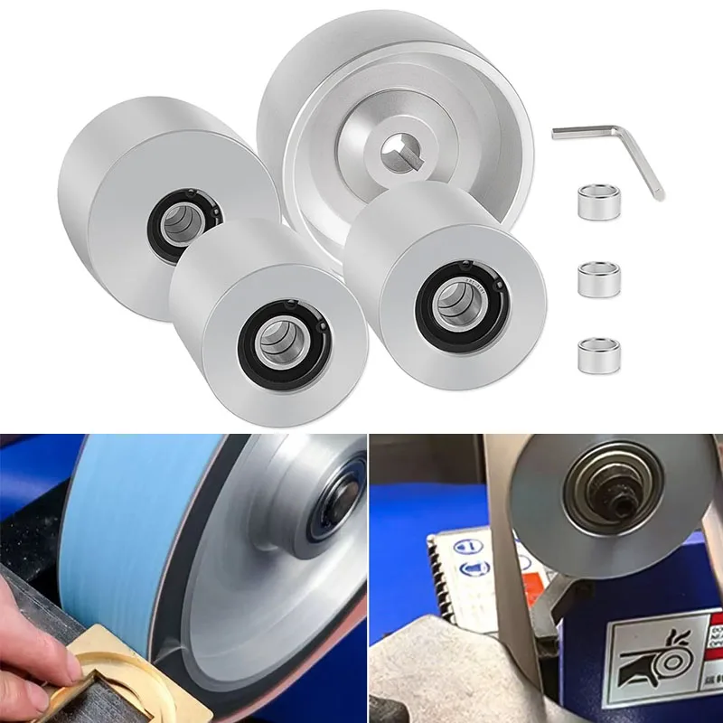 Ремневая шлифовальная машина набор из 2 колес х72 идеальное приводное колесо 4