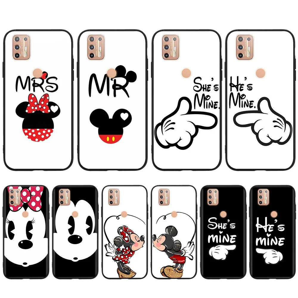 

Mickey Mouse Couple CP Black Case for iPhone 8 7 Plus 6 6S 5 5S SE X XR XS 11 Pro Max