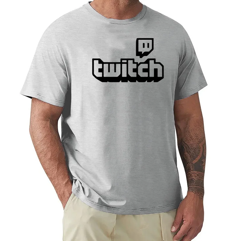 Фото Персонализированная игровая футболка для мужчин Twitch TV Huikoo, высококачественная, 100% хлопок, для стримов и вирусных видео, унисекс, подарок на День отца, для детей №2