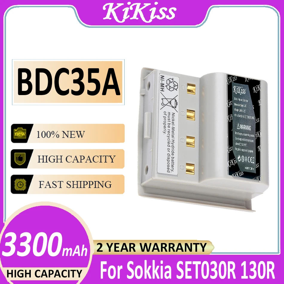 

Original KiKiss Battery BDC35A 3300mAh For Sokkia 2100 130R 22D SET030R Digital Bateria