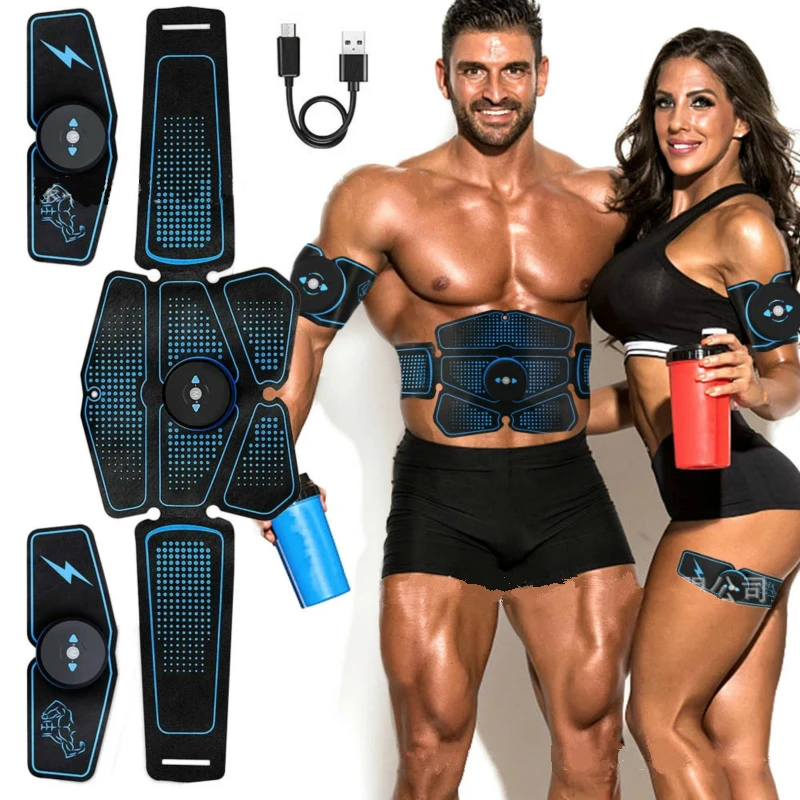 

Gym Abdominal Home Stimulation New Women Muscle Equipment Fitness Trainer Toner Belt Charging Men Electrical Hip