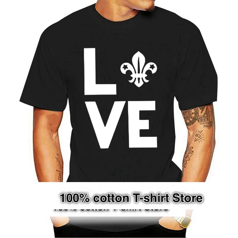 

Design Scout Boy Scouting Love Men's Tshirt 2021 Round Collar Cool Tshirt For Mens Short Sleeve Clothing Hiphop Top