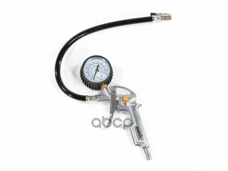 57322_пистолет Для Подкачки Шин!Пневматический С Манометром Matrix арт. 57322 |