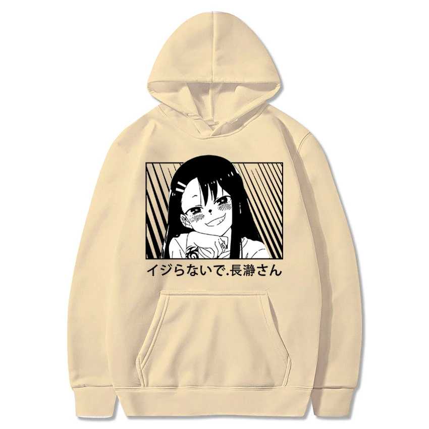 

Don't Toy with Me Miss Nagatoro Anime Hoodie Harajuku Manga Hoodies Sweatshirt Graphic Pullover Fashion Streetwear Funny Hoody