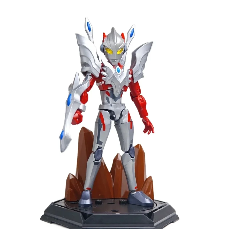 Фото Конструктор Keeppley Fantastic Building Blocks Ultraman ZERO 3-го издания Aex Sero, коллекционная фигурка-сюрприз, развивающая игрушка-головоломка, подарок №3