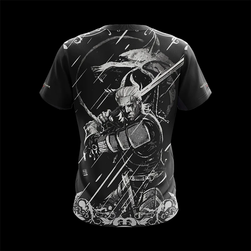 

Game The-Witcher Symbol Wolf 3D Printed T Shirt Sweatshirt for Men New Arrivals Summer Cool Tee Breathable Short Sleeve T Shirt