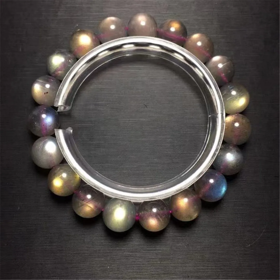 

Браслет из натурального Лабрадорита, светильник мм