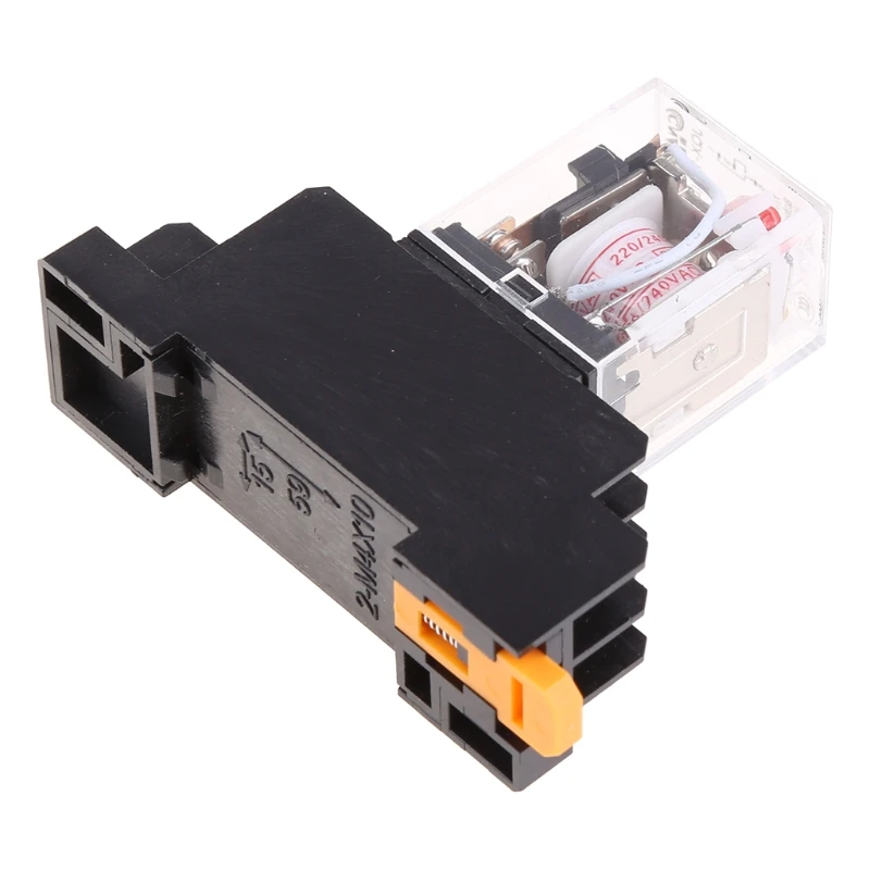 Промежуточное реле LY2NJ MY4N-J 220 В переменного тока 12 постоянного 10 А 8 контактов с