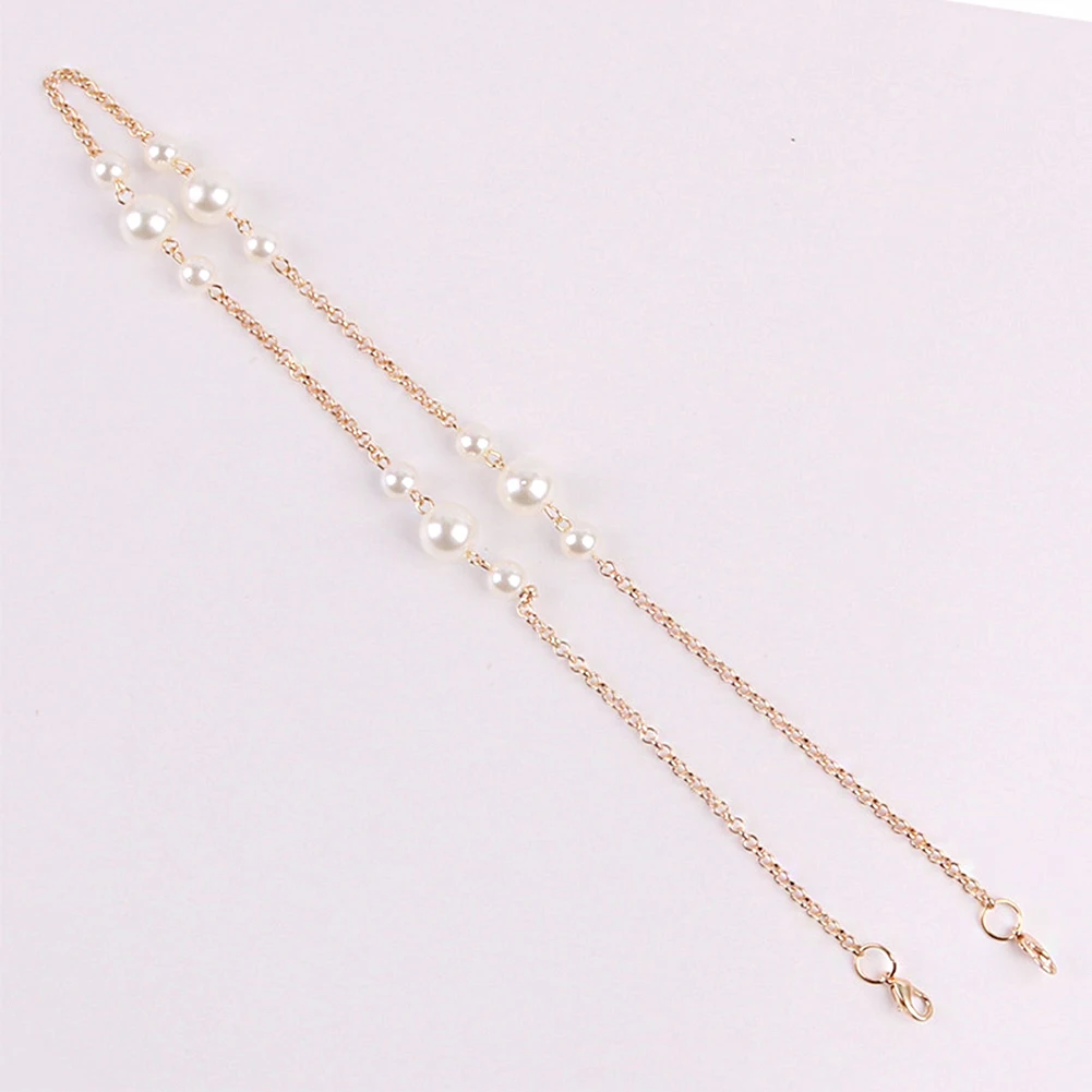 

Fashion Eyeglasses Chain Imitation Pearl Beaded Trendy Women Outside Casual Sunglasses Accessory Necklace Gift Mask Hanging Rope