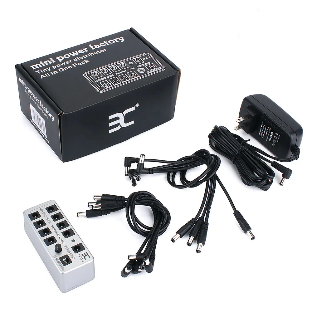 

ENO EPD-1 9V Multi-Channel Power Box 9V Guitar Effect Pedal 8 Outputs Support Guitar Pedal Power Supply System