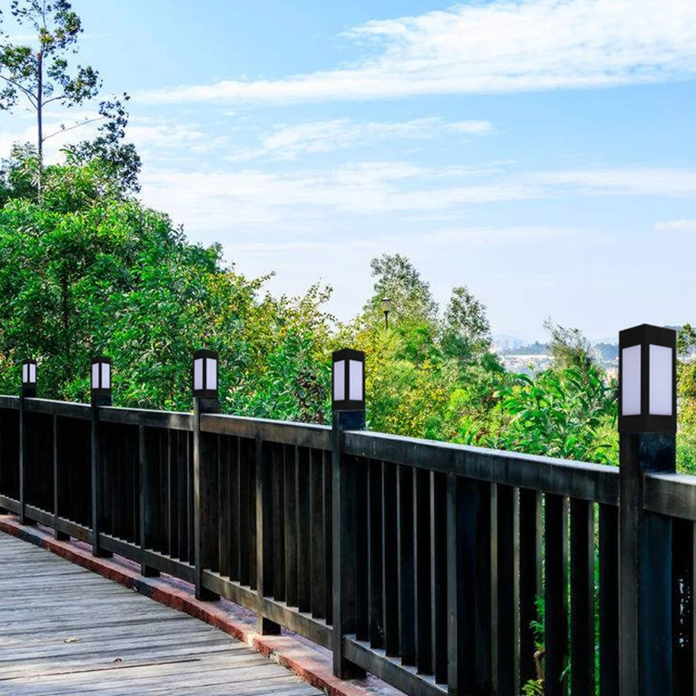 

Светодиодный колпачок на солнечной батарее для забора, водонепроницаемый наружный садовый бассейн, уличная лампа