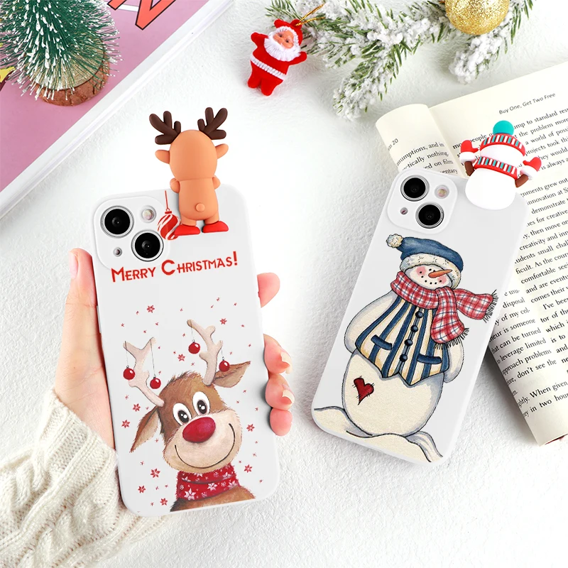 Фото Чехол с рождественской куклой для Huawei P30 P20 P40 Nova 5T Mate Honor X8 9X 8A 8X 10I 10 20 Lite E Pro 50 P Smart 2021 Y6 Y7 2019, чехлы №3