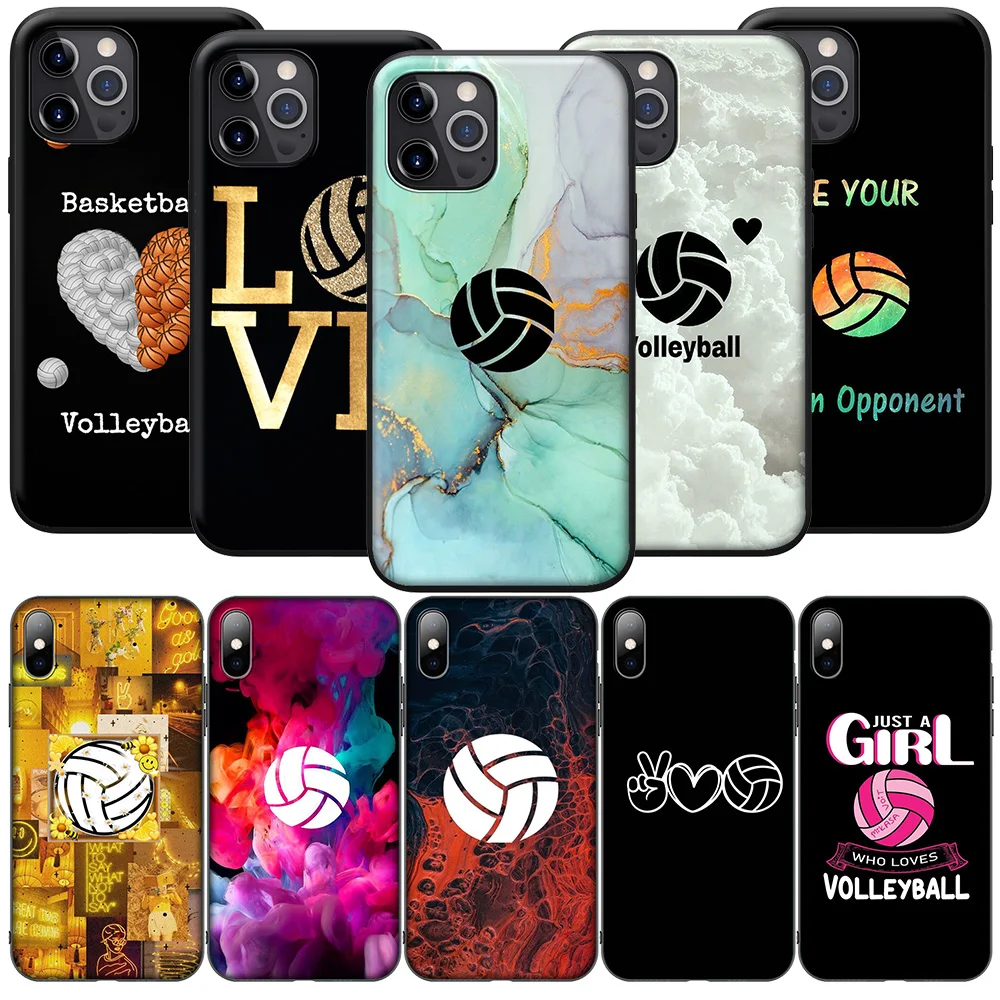 SO173 Volleyball Sport Case for Samsung Galaxy A41 A42 A71 A72 A73 J2 J4 J5 J6 J7 J8 A6 A7 A8 A9 Plus 2018 Prime Pro Core