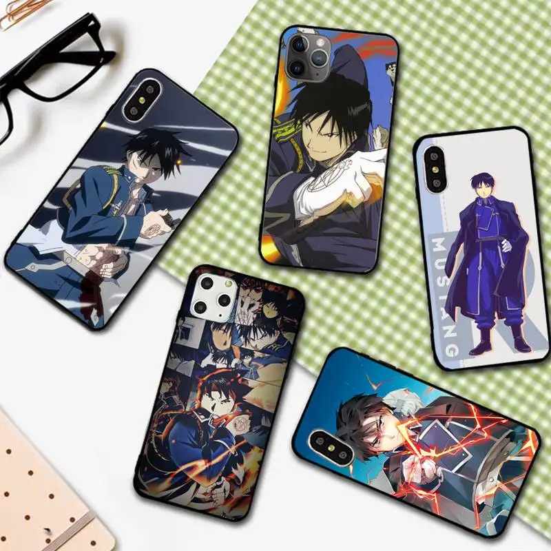 

Fullmetal Alchemist Roy mustang Phone Case For iphone 12 11 13 7 8 6 s plus x xs xr pro max mini shell