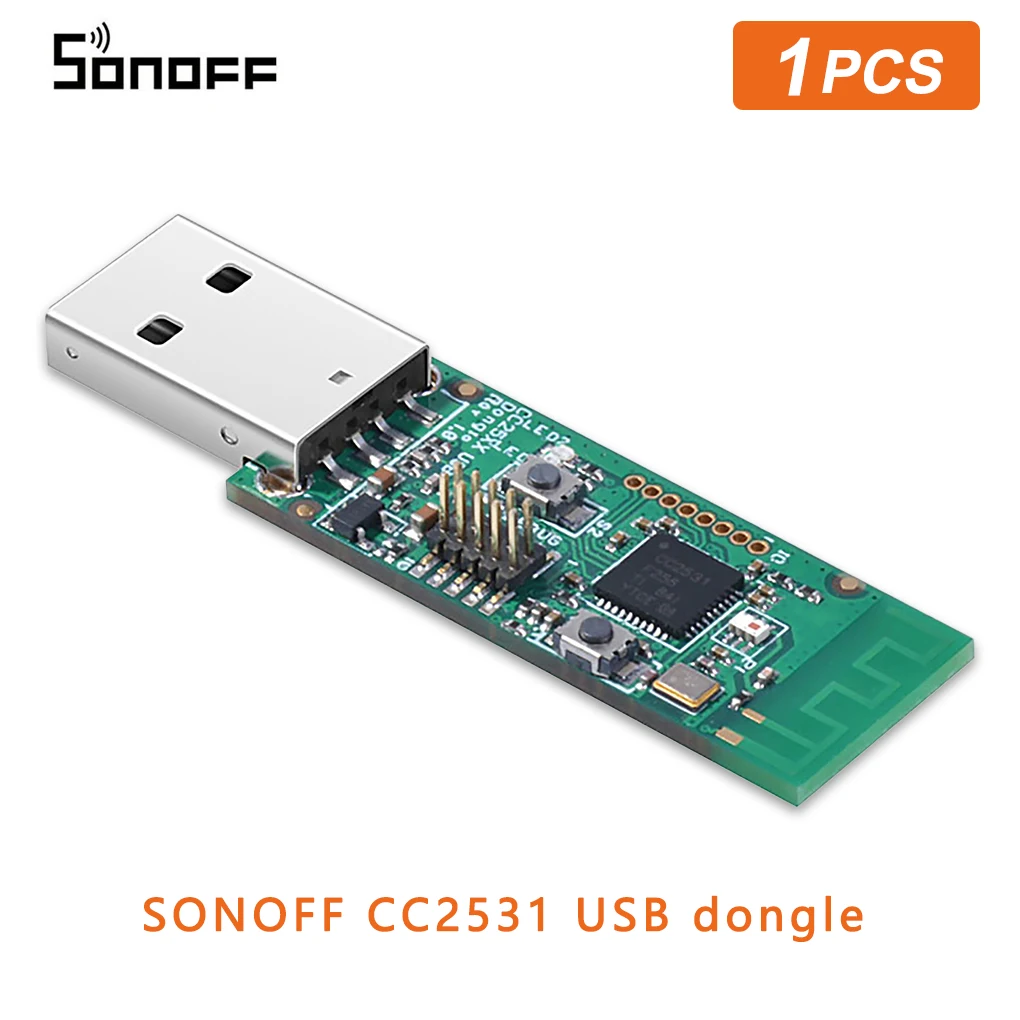 

Sonoff Zigbee CC2531 USB Dongle Module Bare Board Packet Protocol Analyzer USB Interface Dongle Supports BASICZBR3 S31 Lite zb