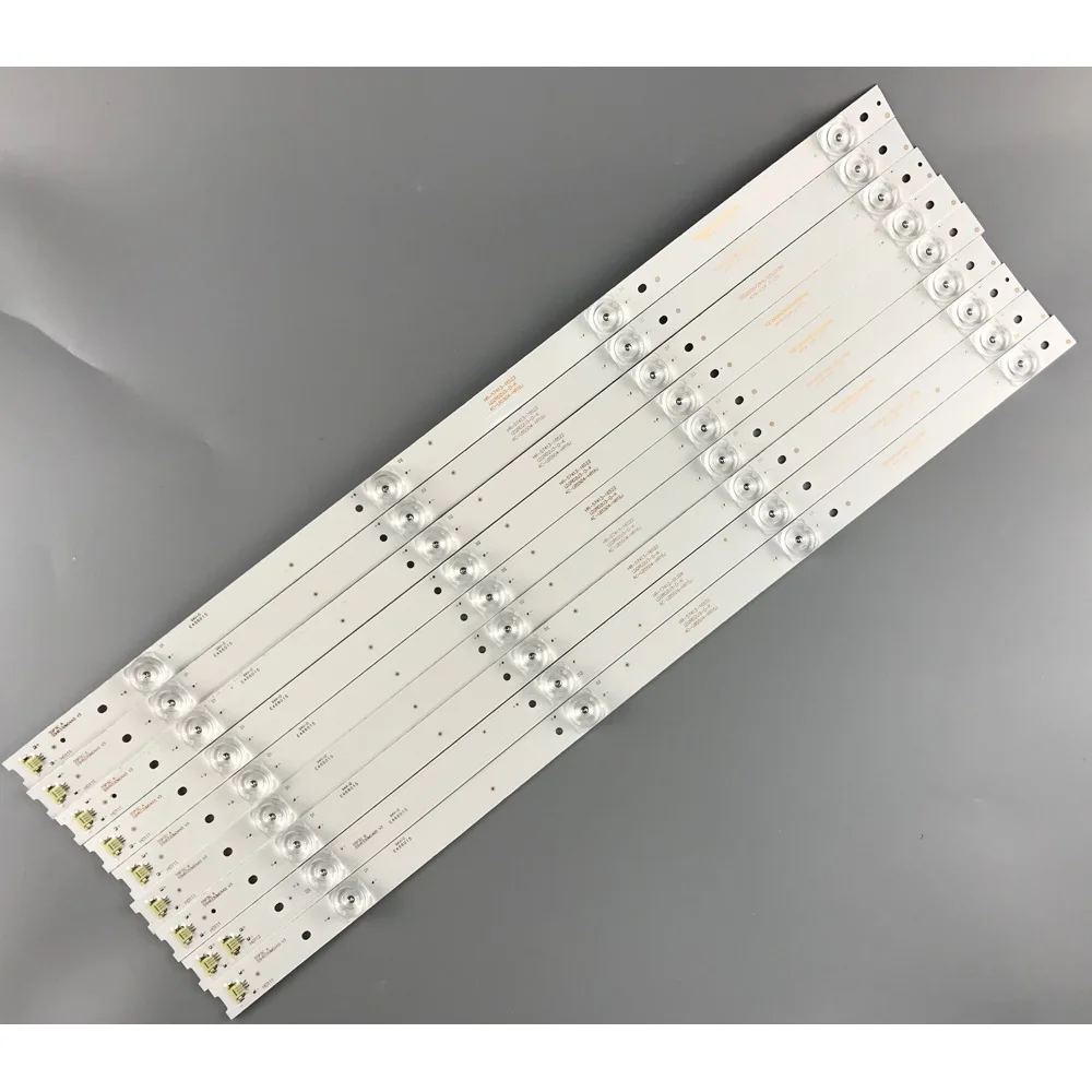 

9pcs/set LED backlight strip for TCL L55P3CUS LVU550ND1L cd9w27 55BC7600 55U6780C 4C-LB5504-HR17J HR18J 55HR330M04B5 V4