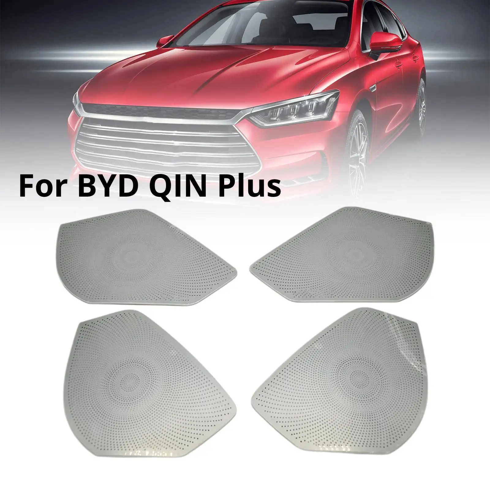 

4x For BYD QIN Plus special horn cover trim frame for Byd Atto 3 Qin Plus Horn Speaker Cover Sticker Spare Parts Practical