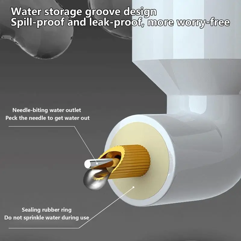 Водная кормушка для птиц автоматическая подвесная клетка попугай дозатор