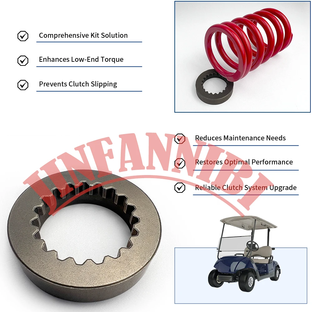 Пружина сцепления с высоким крутящим моментом для Yamaha Golf Cart G1 G2 G8 G9 G14 G16 G19 G22 1979-2003