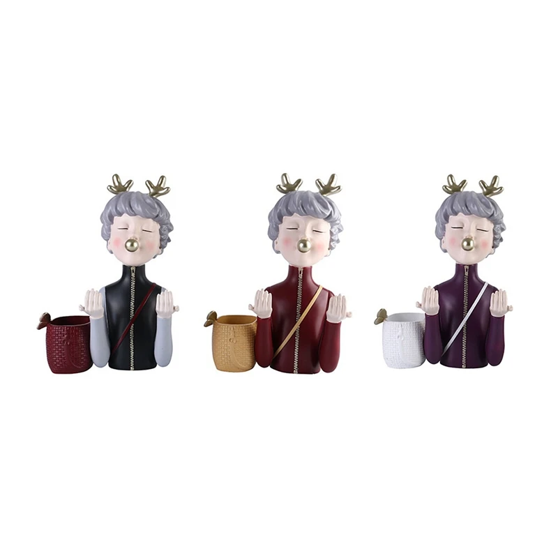 

Искусственная статуя для скандинавской девушки для дома