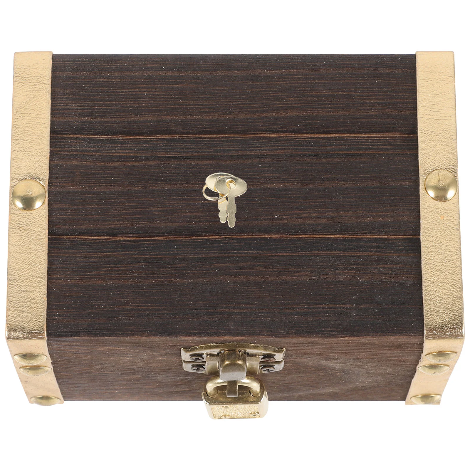 1 комплект винтажная шкатулка с ключом маленький сундук сокровищами