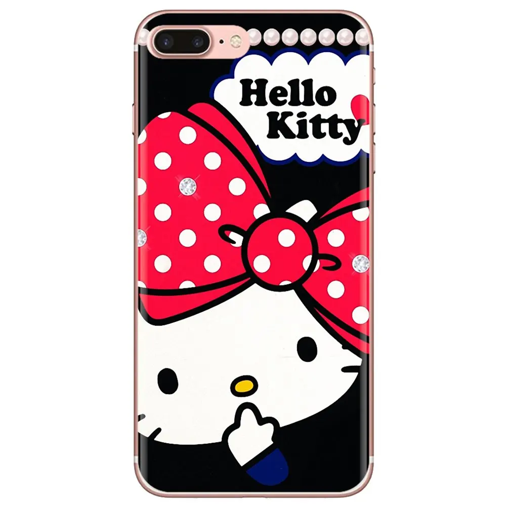 Чехол для телефона Huawei P30 P40 P20 P7 P8 P9 P10 Lite Plus Pro 2015 2016 2017 Mini Pink hello Kitty рисунок