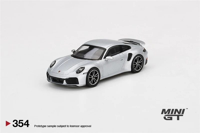 

MINI GT 1:64 911 Turbo S GT Silver Metallic LHD / RHD Diecast Model Car