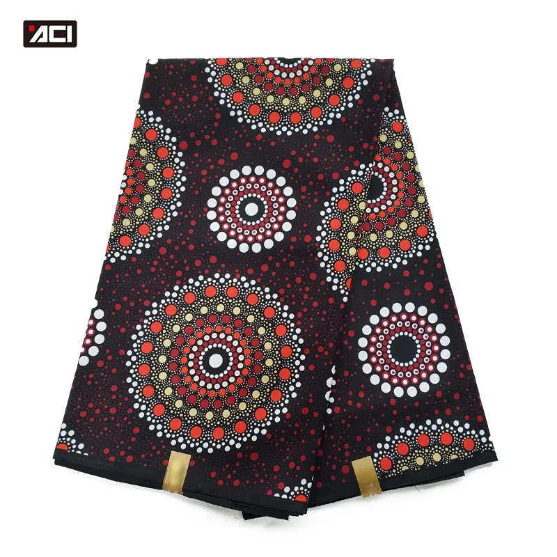

ACI New Arrivals 2023 Veritable Wax African Print Fabric New Fashion Veritable Real Wax African Ankara Fabrics 6 Yards/Piece