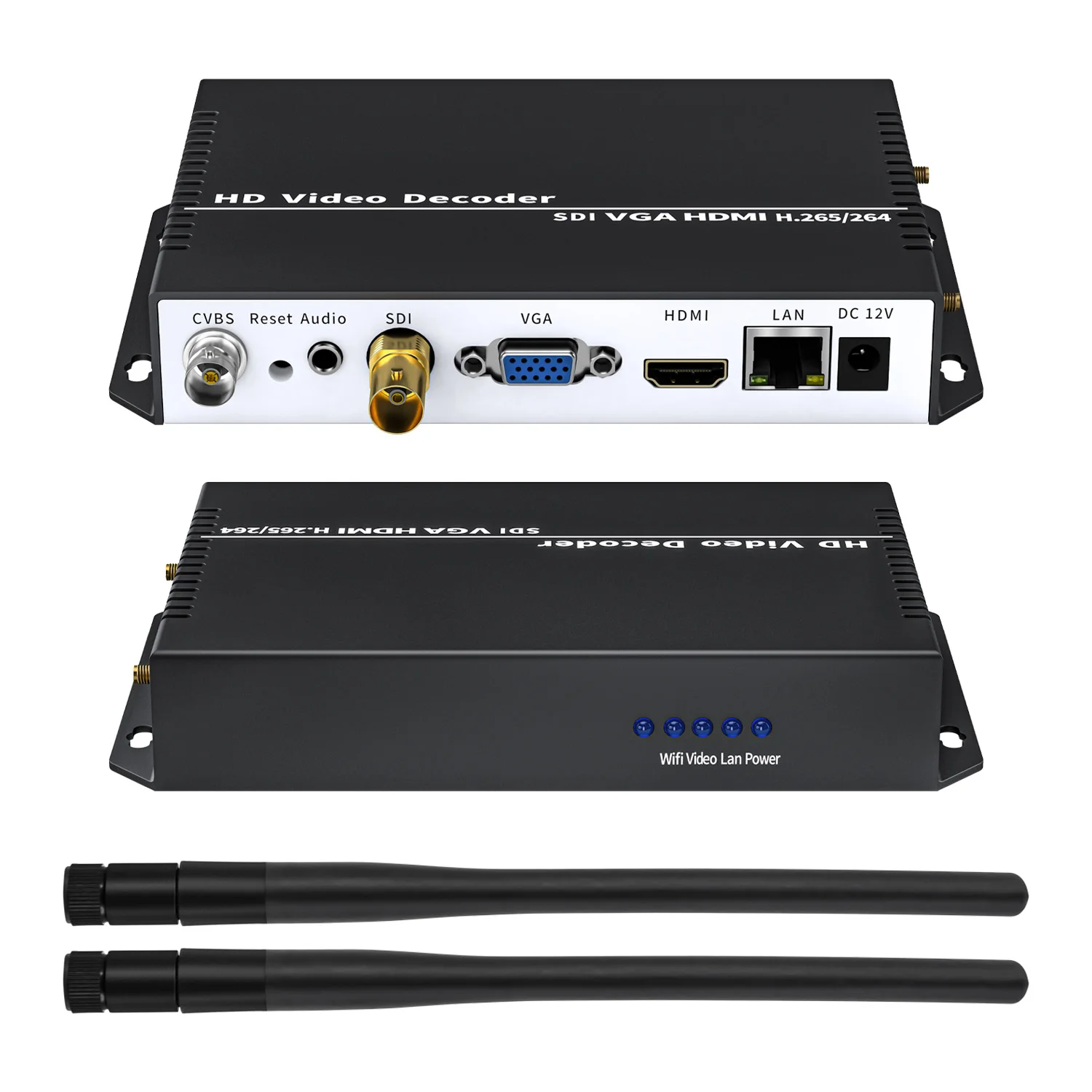 Фото SDI 4K UHD H.265 H.264 RTSP RTMP SRT UDP к HDMI видеоприставке декодер VGA низкая Lantency Repleace Topbox и пк передатчик №3