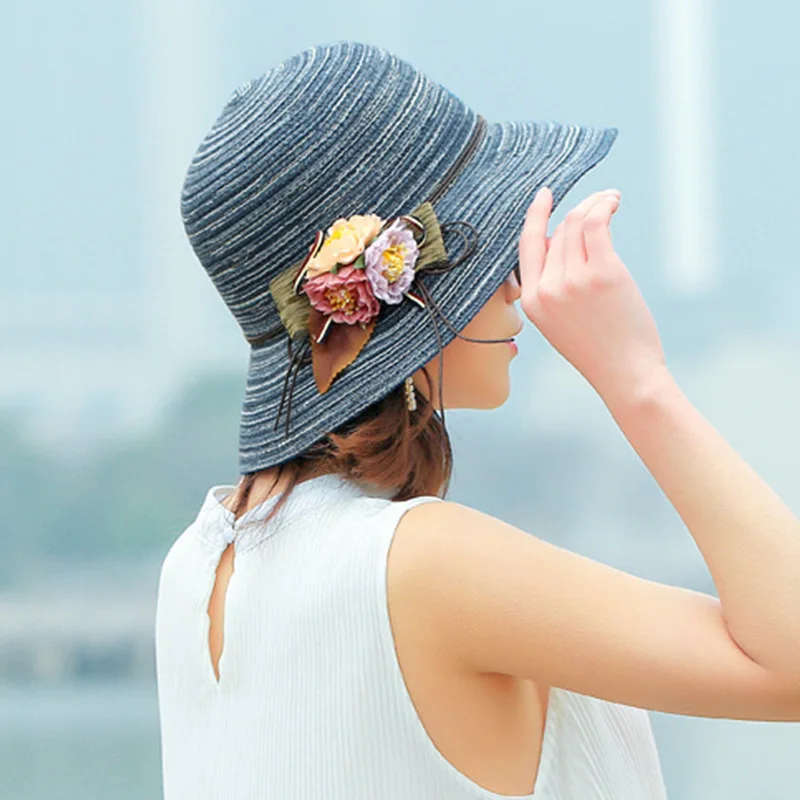 

Women Lace Sun Hats For Wide Brim Straw Beach Side Cap Floppy Female Straw Hat Lace Solid Fringe Straw Hat Summer Hat Chapeu