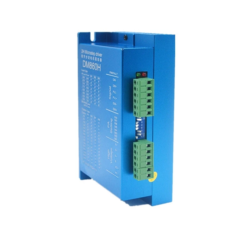 Цифровой Драйвер шагового двигателя DM860H DSP 57/86 с вентилятором 2-фазный Nema23 34 DMA860H 7